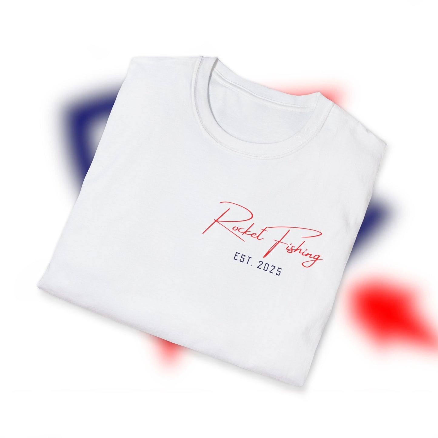 Rocket Fishing Patriotic Design