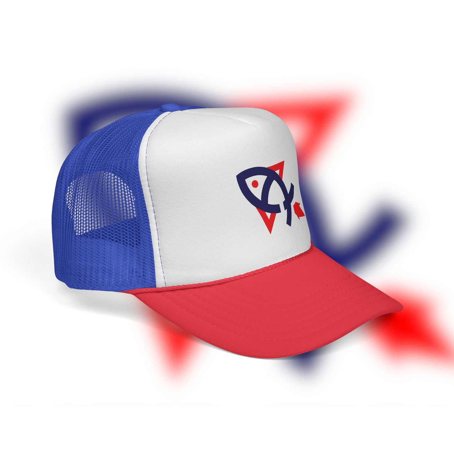 Rocket Fishing Red, White, and Blue Hat