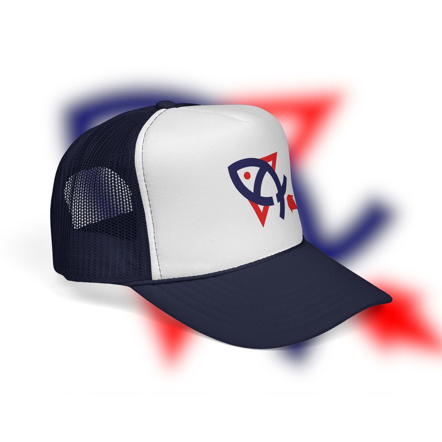 Rocket Fishing Red, White, and Blue Hat