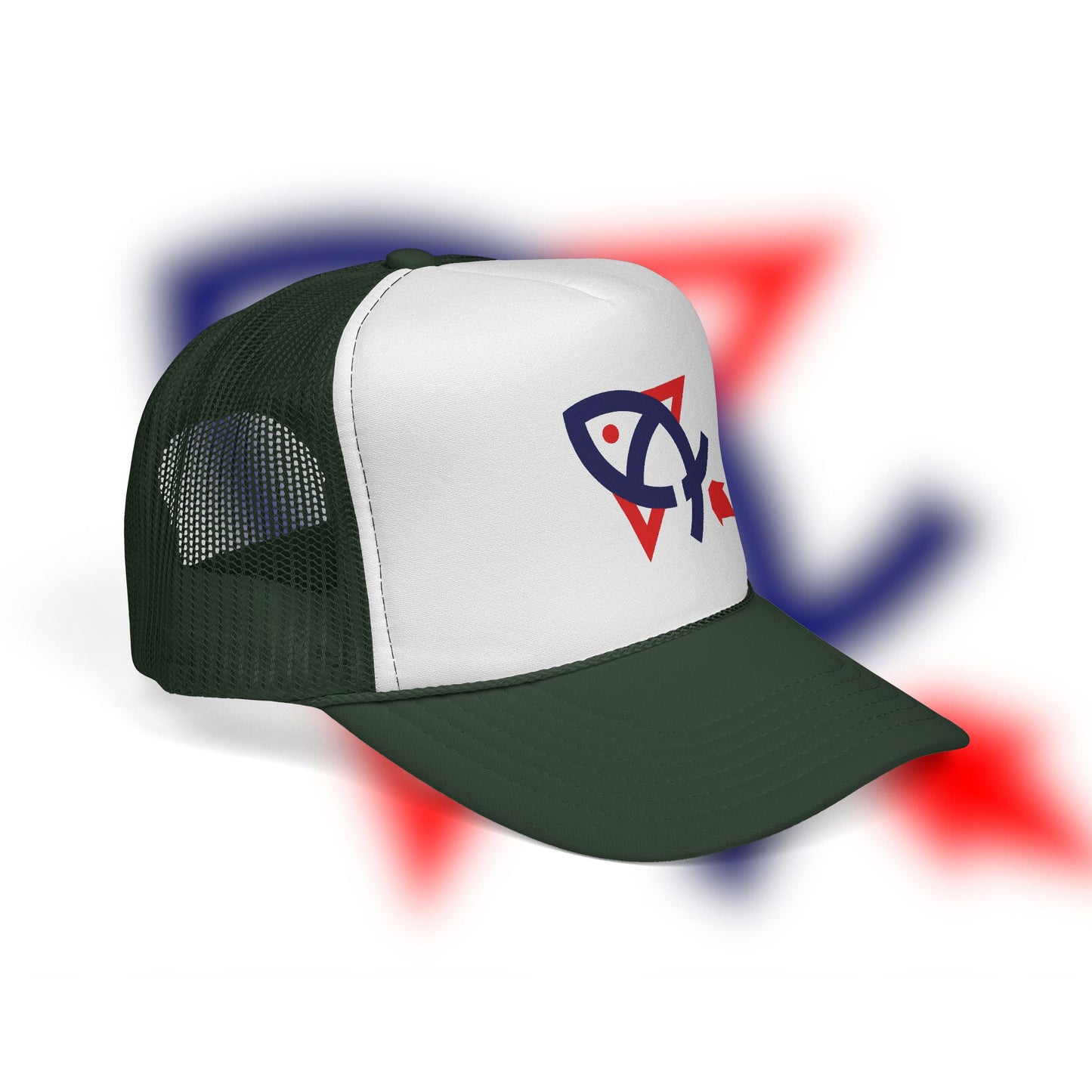 Rocket Fishing Red, White, and Blue Hat