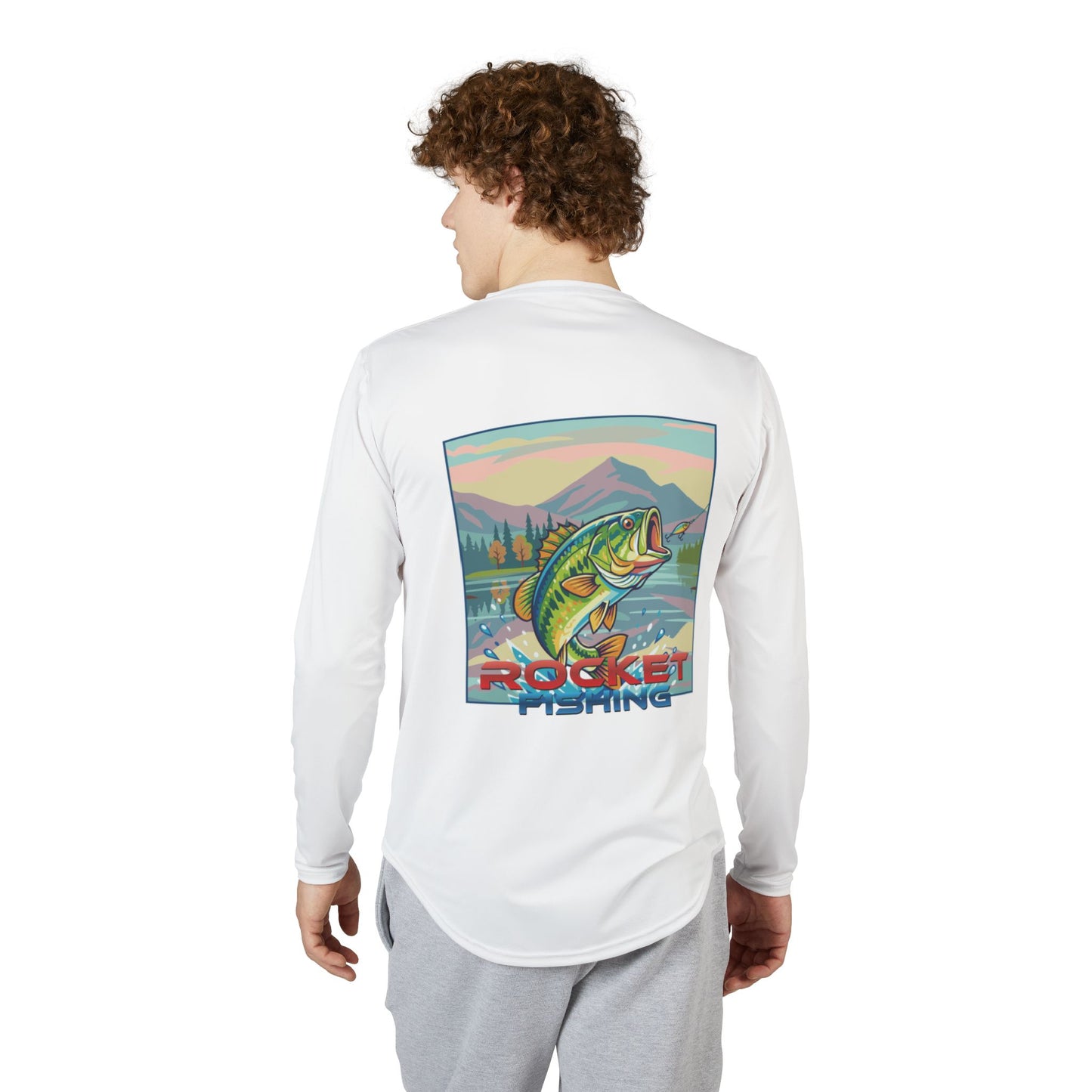 Rocket Fishing UV Sun Shirt — Long Sleeve Performance Fishing Tee