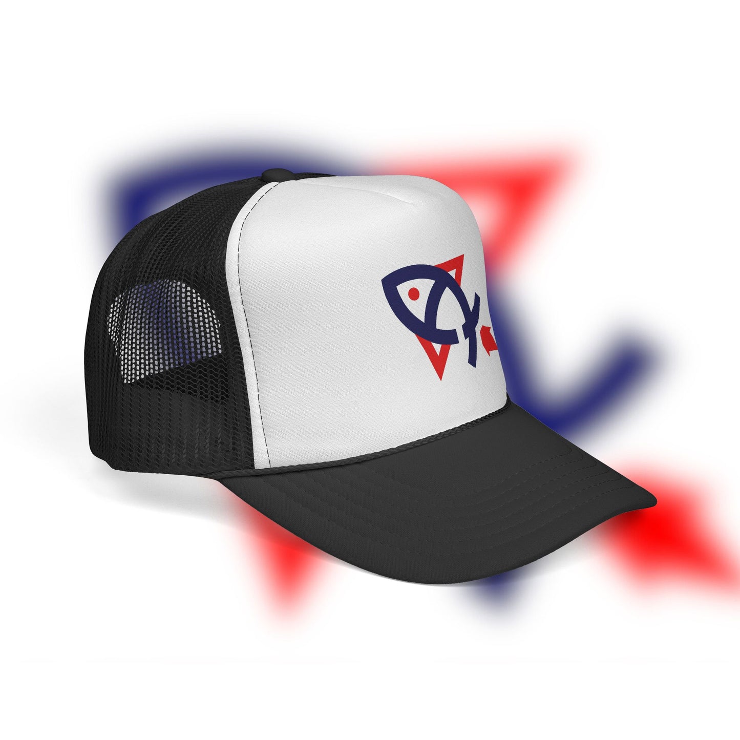 Rocket Fishing Red, White, and Blue Hat