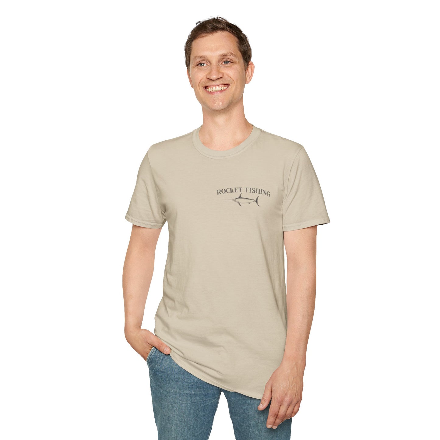 Rocket Fishing Unisex T-Shirt Vintage