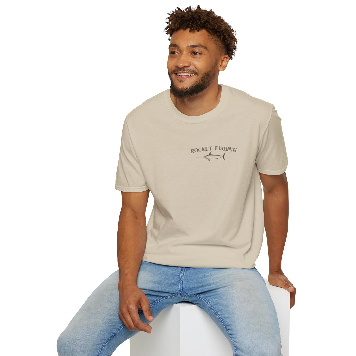 Rocket Fishing Unisex T-Shirt Vintage