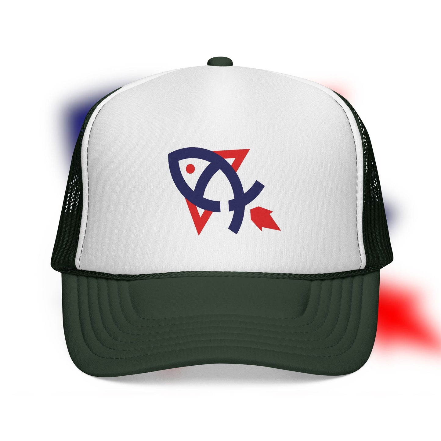 Rocket Fishing Red, White, and Blue Hat