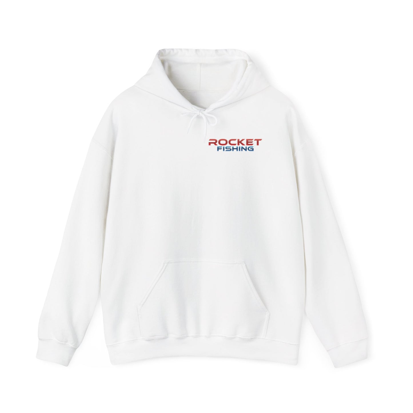 Rocket Fishing Hoodie - Smaller Logo Front