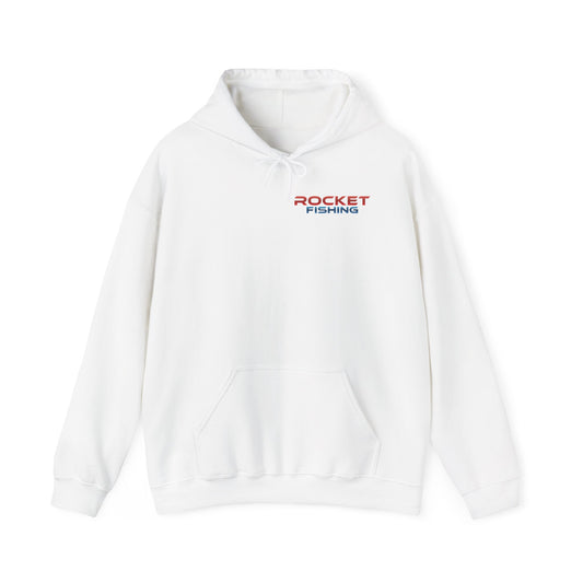 Rocket Fishing Hoodie - Smaller Logo Front
